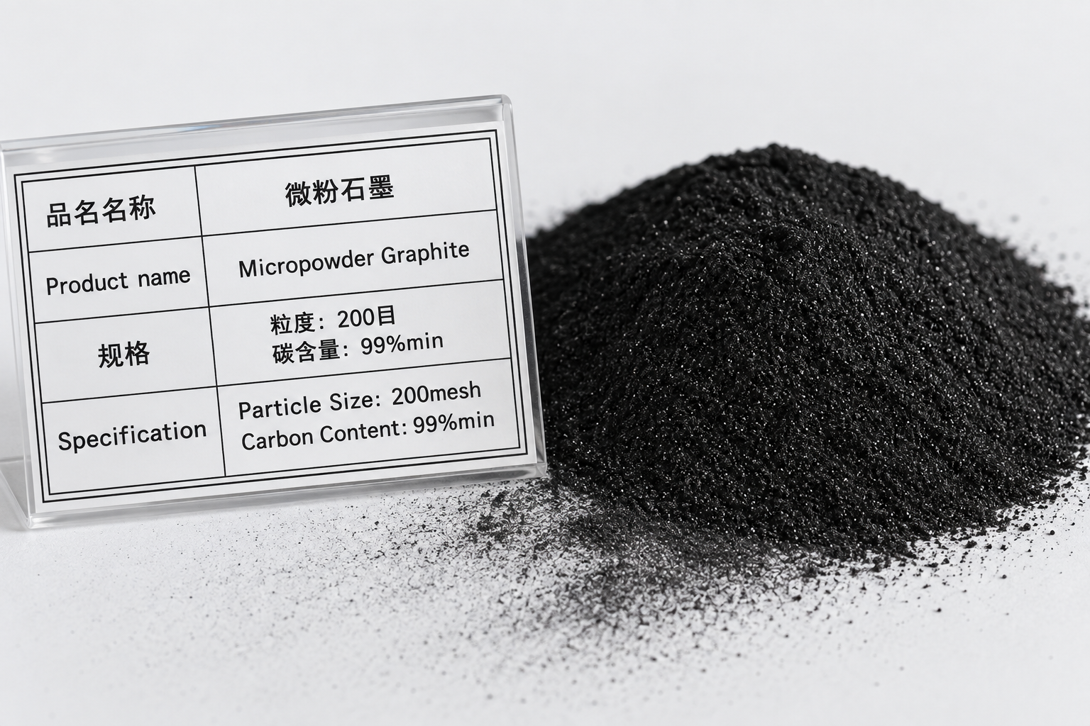 Micronized graphite